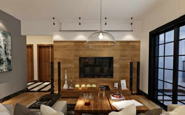 最新成都台式风格家庭客厅装修效果图欣赏